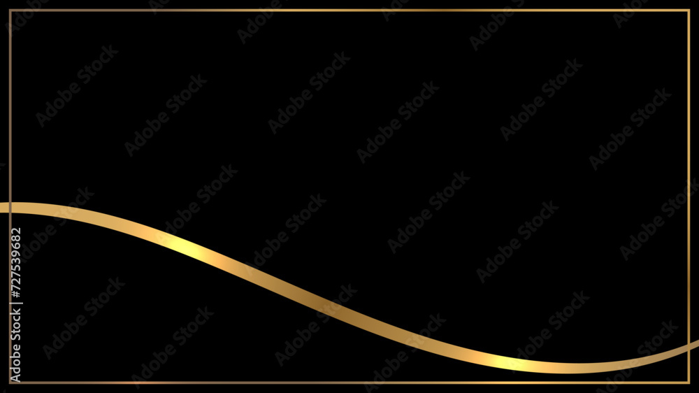 Abstract 3D luxury brown waveform ribbon lines elements with glowing light effect on background. Abstract 3D luxury brown waveform ribbon lines elements with glowing light effect on background.