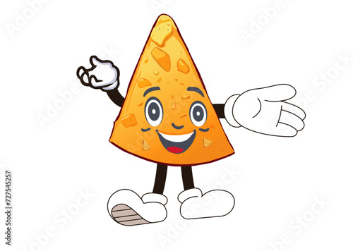 nacho vector as a mascot