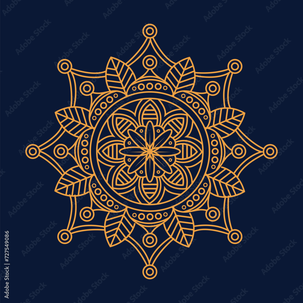 luxury mandala design background ornamental in gold colour luxury mandala design background ornamental in gold colour