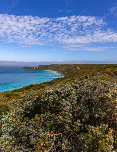 The coast of Esperance Western Australia looking over Observatory Beach.