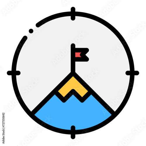 goal mission icon