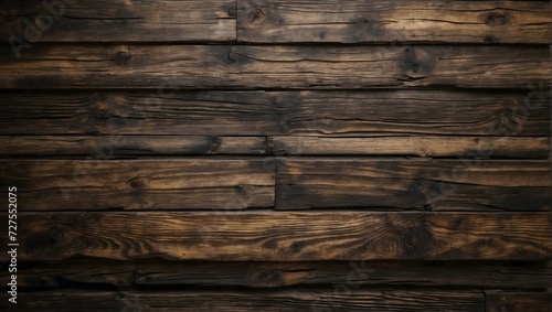 Rustic Elegance: Dark Wood Boards Background, A Timeless Canvas for Stylish Designs