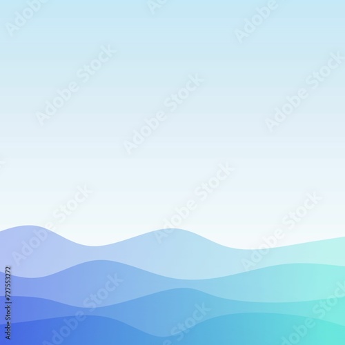 Abstract blue background with waves. Vector illustration. Can be used for wallpaper, web page background, web banners. 