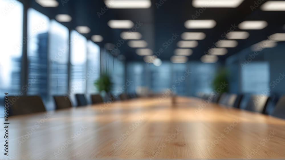 Blurry Interior Background: A Design Perspective on Modern Business Spaces