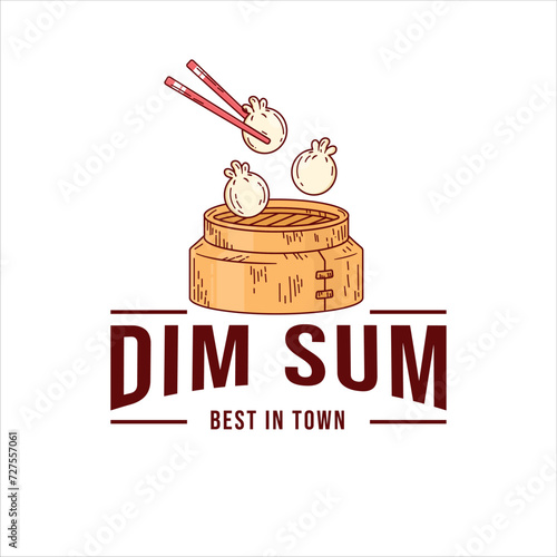 Dimsum chinese food logo