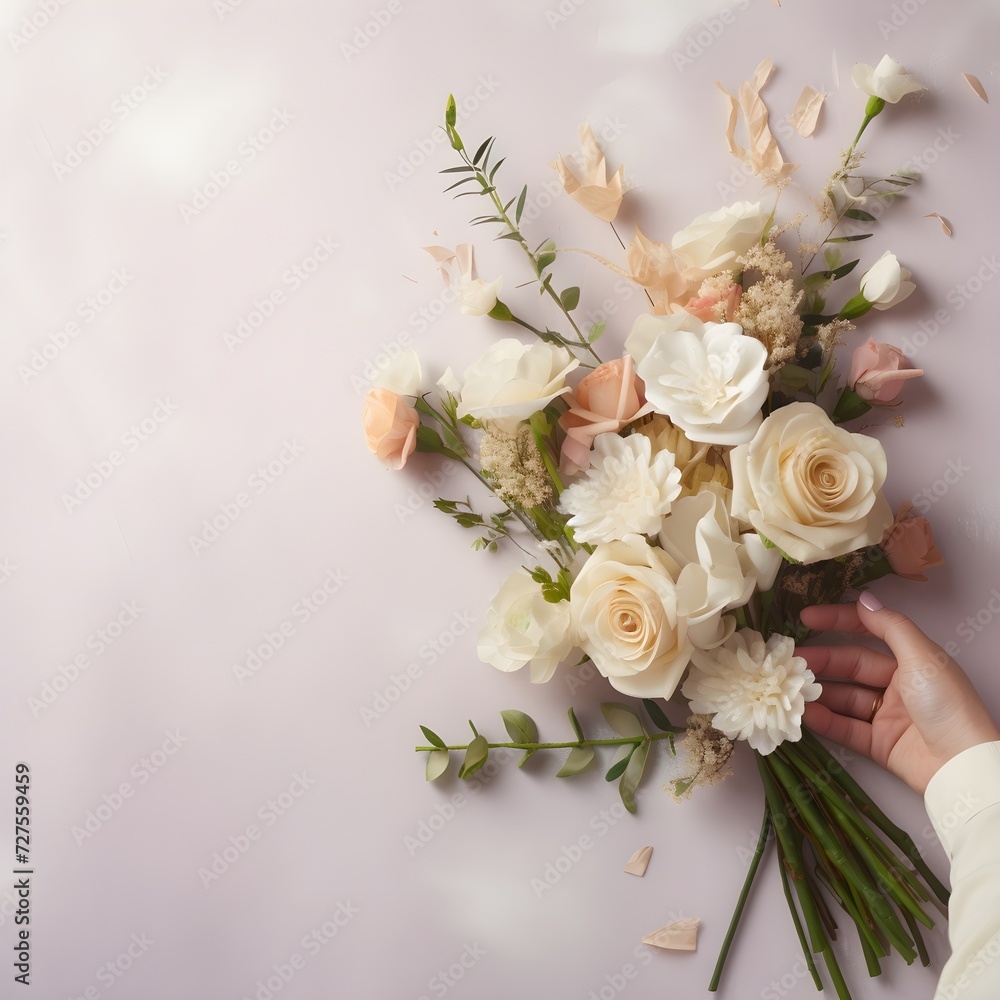 Wedding background simple with generate AI Wedding background simple with generate AI