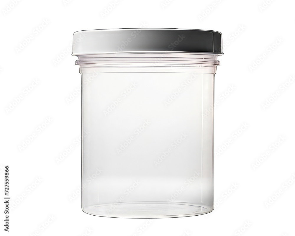 Doctor Specimen container isolated on white background. Doctor Specimen container isolated on white background.
