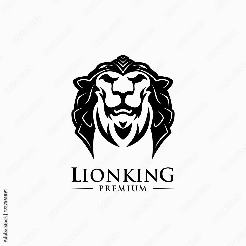 lion king vector logo