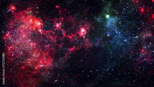 cosmos universe deep space abstract animated background