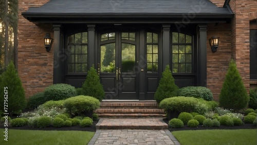 Eternal Elegance: Classic Grey House Exterior and Interior, A Timeless Design Masterpiece