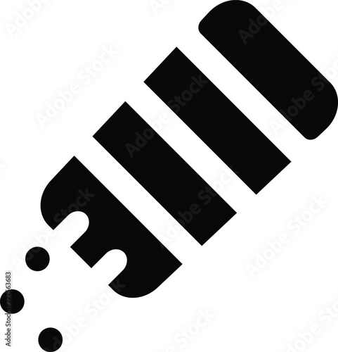 Rounded Filled Baby Powder Icon