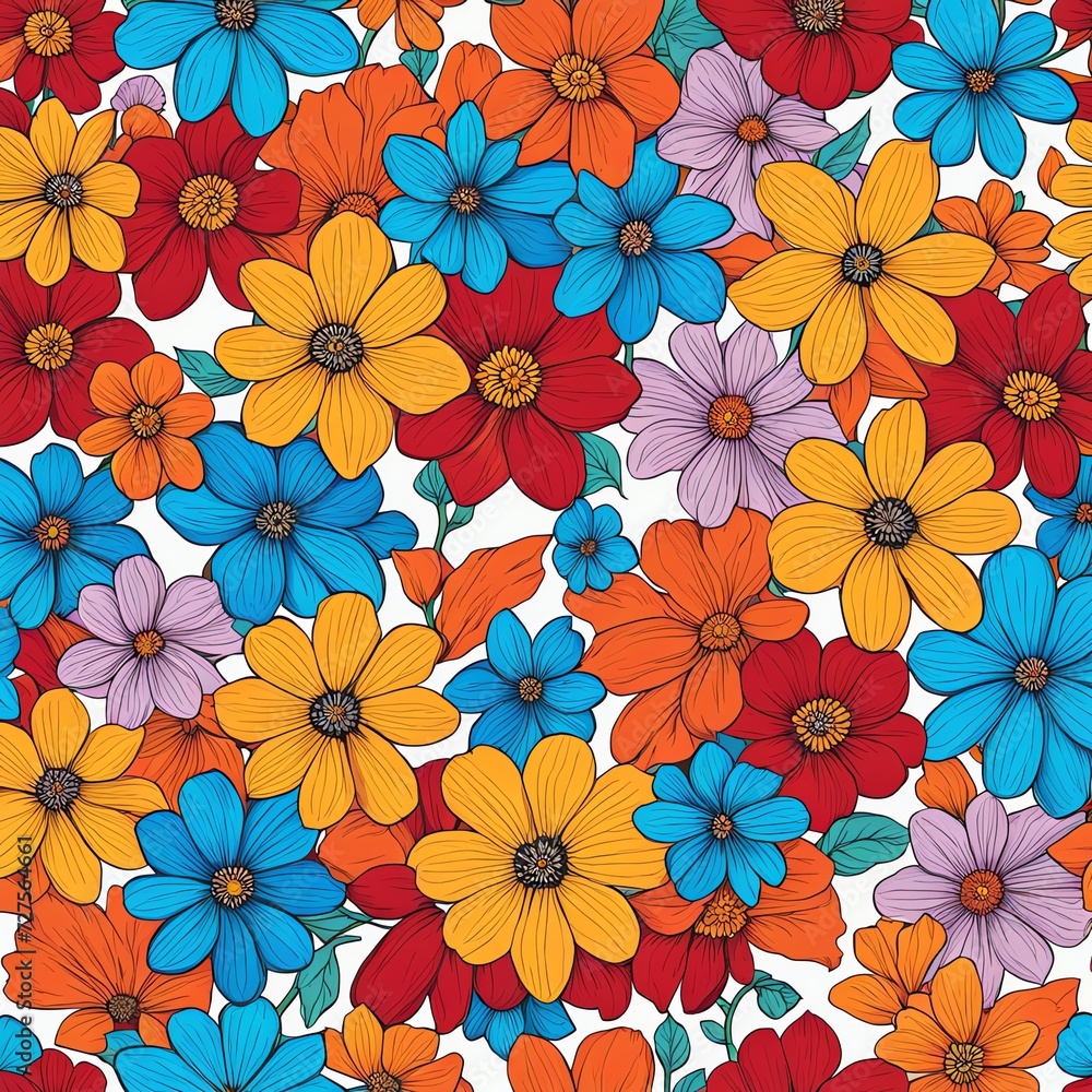Generative AI. Pattern Flower Design With Pink Color
Generative AI. Pattern Flower Design With Pink Color