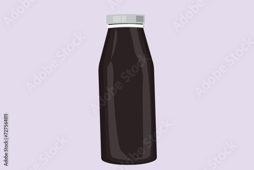 Kitchen utensils concept. Colored flat vector illustration isolated.