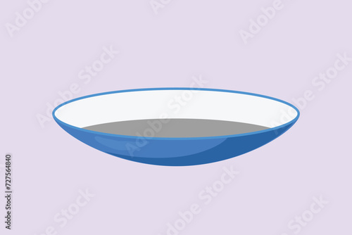 Kitchen utensils concept. Colored flat vector illustration isolated.