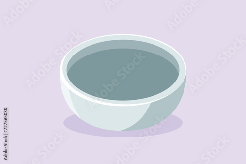 Kitchen utensils concept. Colored flat vector illustration isolated.