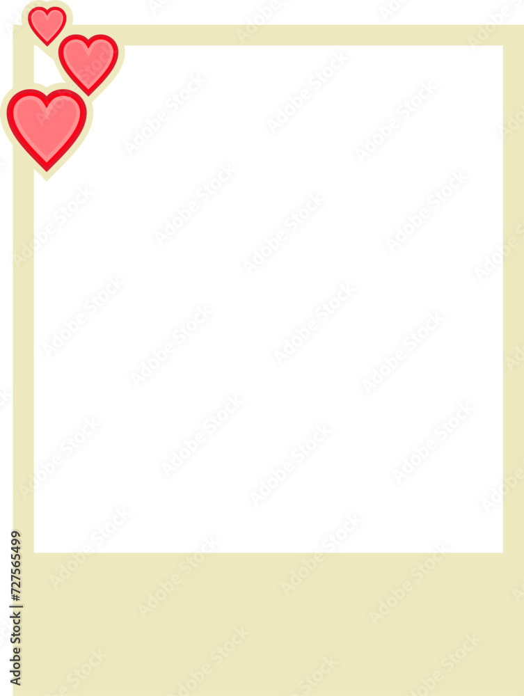 Love Valentine Polaroid