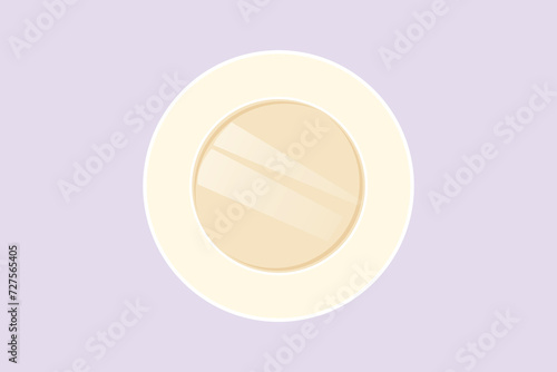 Kitchen utensils concept. Colored flat vector illustration isolated.