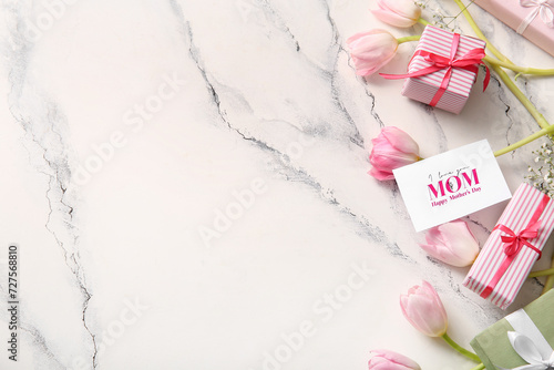 Card with text HAPPY MOTHER...