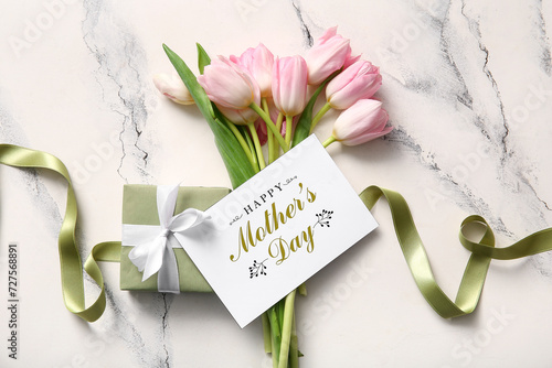 Card with text HAPPY MOTHER...