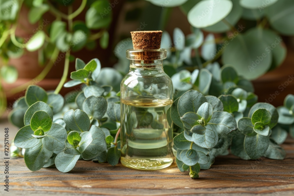 eucalyptus oil extract with isolated table professional photography eucalyptus oil extract with isolated table professional photography