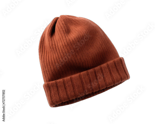 Cotton Hat isolated on white background. Hoodie on png transparent background.