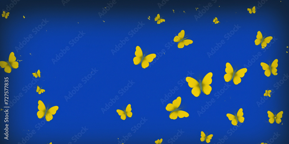 Blue rich deep background with butterflies. Background with butterflies.Background,wallpaper,template with beautiful butterflies. Minimalistic background with butterflies. Blue rich deep background with butterflies. Background with butterflies.Background,wallpaper,template with beautiful butterflies. Minimalistic background with butterflies.
