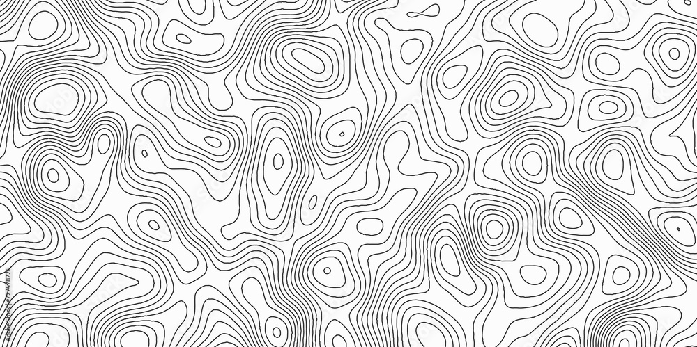 Natural printing illustrations of maps: Vintage contour mapping of maps.  Map in Contour Line Light stripes on a white Map topo Gradient multicolor wave curve lines banner background.