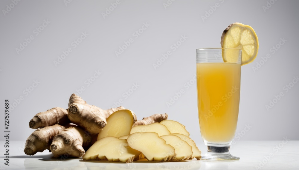 A glass of lemonade with a slice of lemon on top