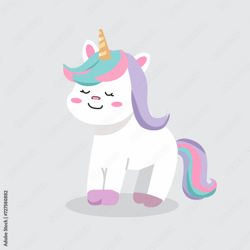 little girl with a horse rainbow unicorn little girl with a horse rainbow unicorn