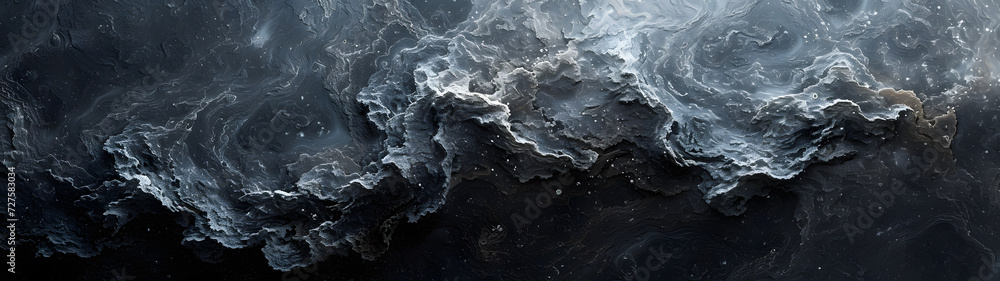 A Painting of a Wave in the Ocean - obrazy, fototapety, plakaty 
