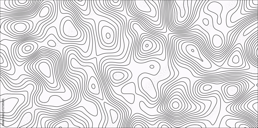 Map in Contour Line Light topographic topo contour map. And Ocean topographic line map with curvy wave isolines vector Natural printing illustrations of maps Abstract Geometric background. 