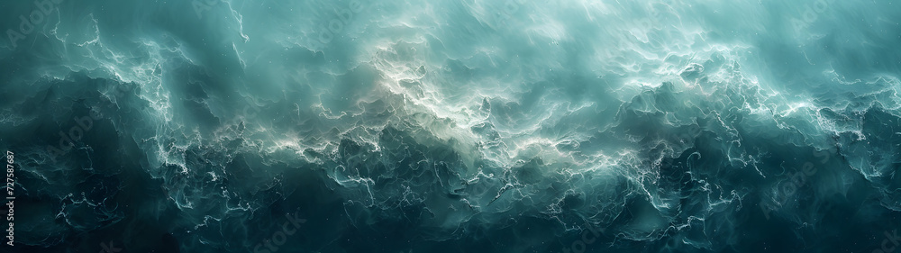 A Spectacular View of a Vast Ocean With Powerful Waves A Spectacular View of a Vast Ocean With Powerful Waves