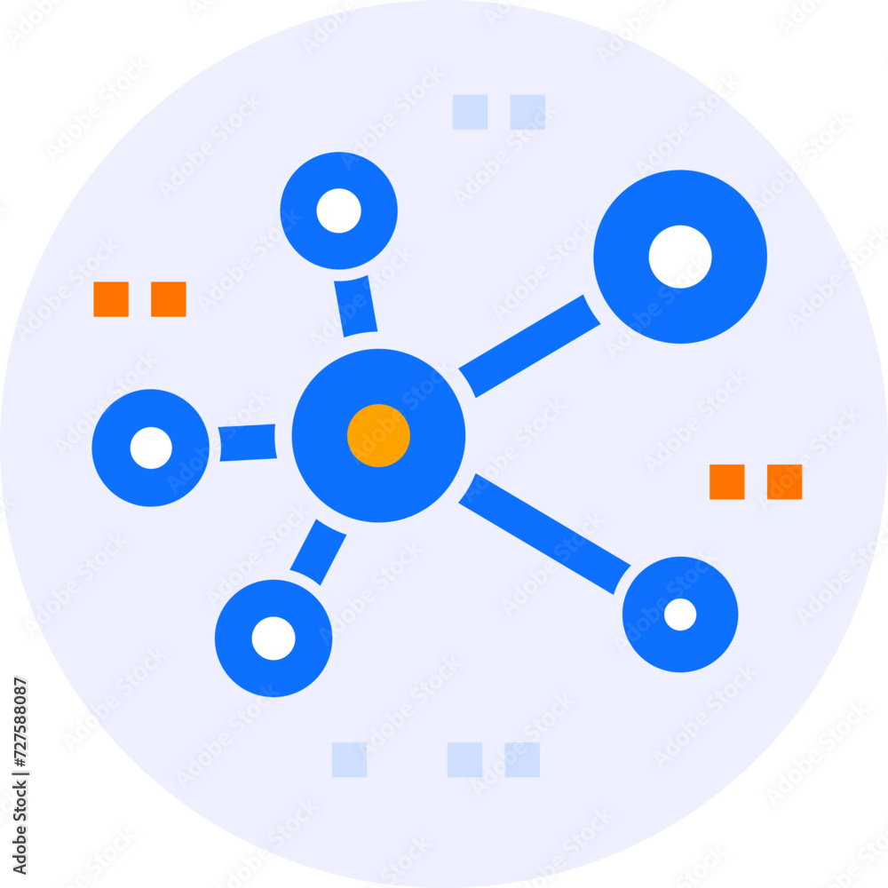 connect network modern icon illustration connect network modern icon illustration