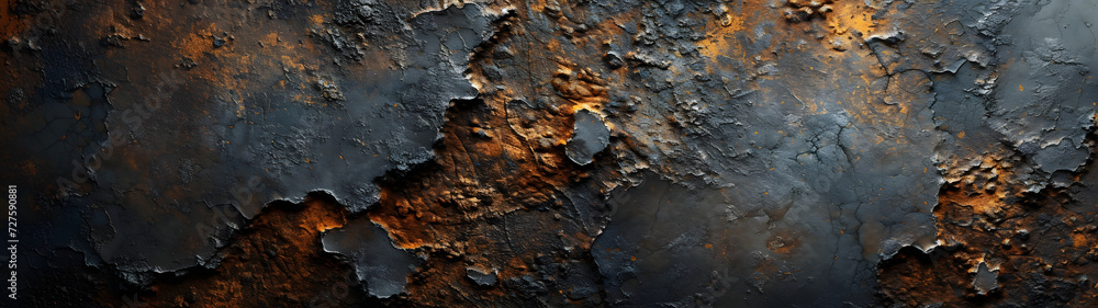 Close-Up of Rusted Metal Surface Close-Up of Rusted Metal Surface