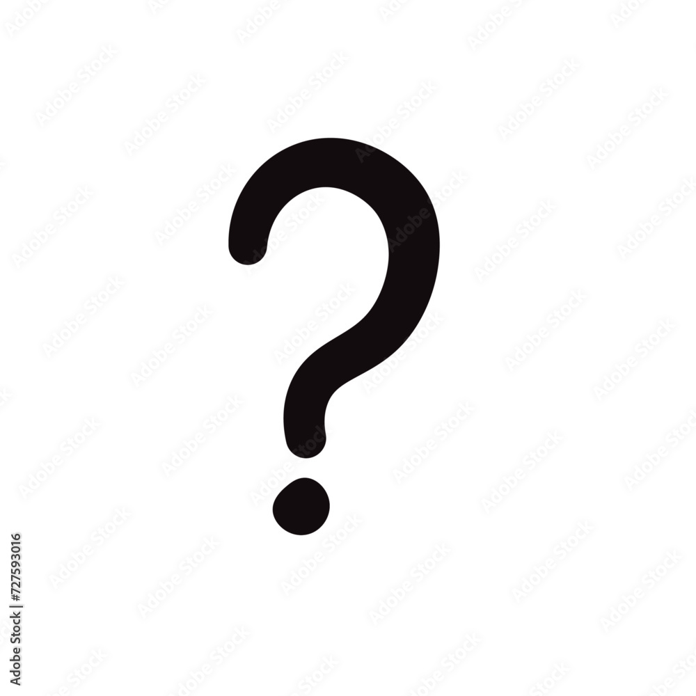 Question Icon Vector flat design style Question Icon Vector flat design style