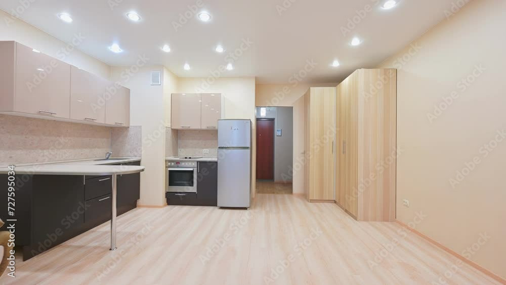 standard room interior apartment. view kind of decor home decoration in hostel house for sale. kitchen and dining room, refectory area, cooking equipment, table furniture, stove standard room interior apartment. view kind of decor home decoration in hostel house for sale. kitchen and dining room, refectory area, cooking equipment, table furniture, stove