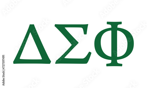 Delta Sigma Phi greek letter, ΔΣΦ greek letters, ΔΣΦ photo