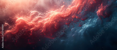 Abstract Background With Red and Blue Colors