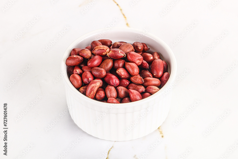 Raw peanut heap for roast Raw peanut heap for roast