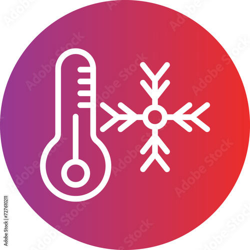 Hypothermia Icon Style