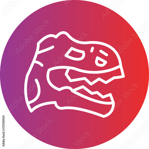 Dinosaur Icon Style