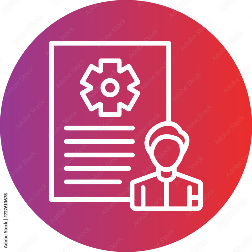 De Identification Icon Style De Identification Icon Style