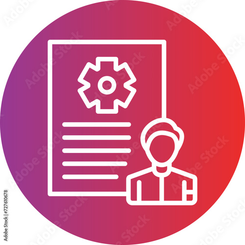 De Identification Icon Style