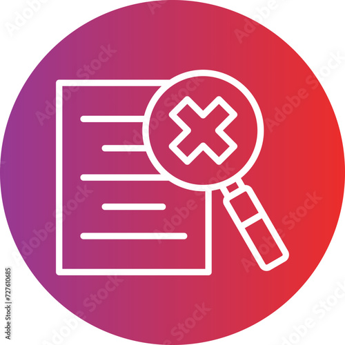 Data Infringement Icon Style