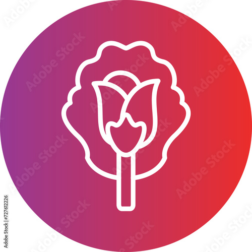 Pea Flower Icon Style