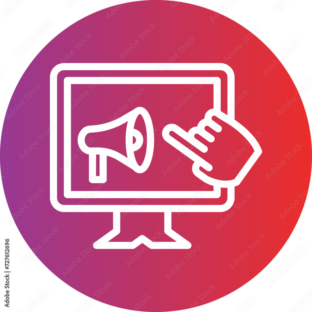 Account Based Marketing Icon Style Account Based Marketing Icon Style