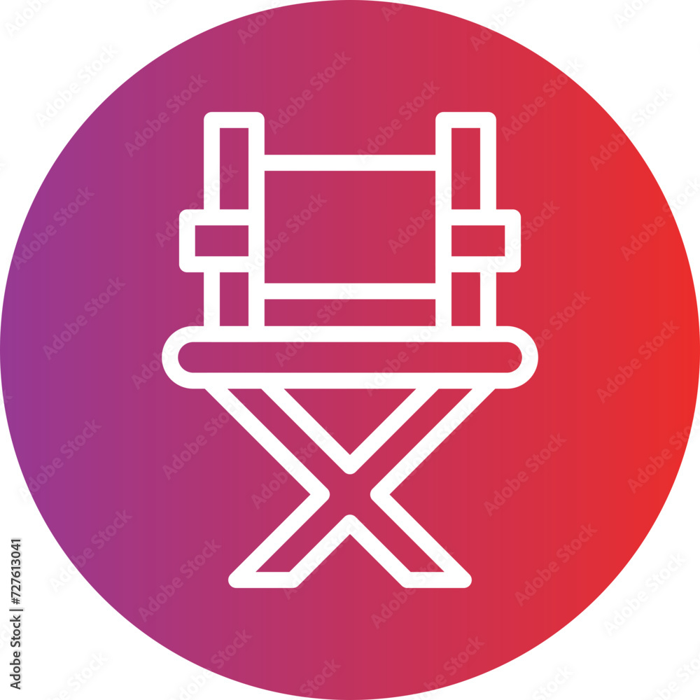 Director Chair Icon Style Director Chair Icon Style
