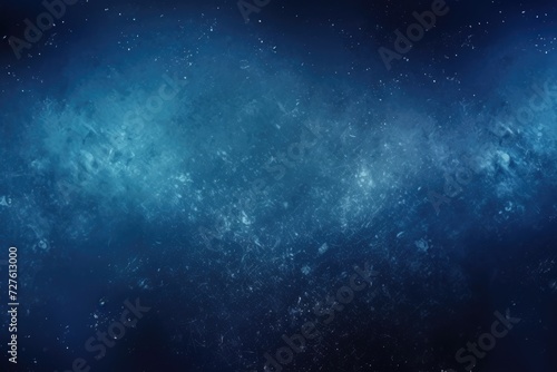 A dark blue metallic backdrop with empty space inside of it for product backdrop, Generative AI.