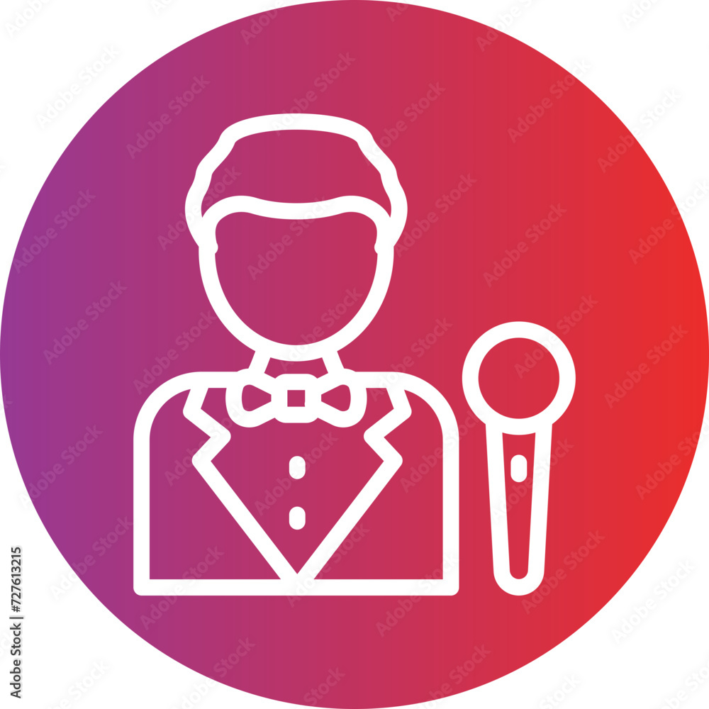 Party Host Icon Style Party Host Icon Style