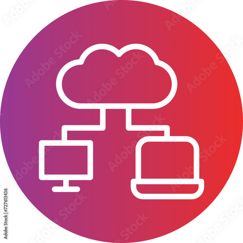 Cloud Storage Icon Style